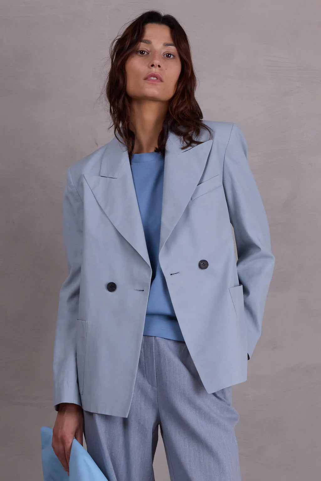 DAVOS BLAZER MISTY BLUE