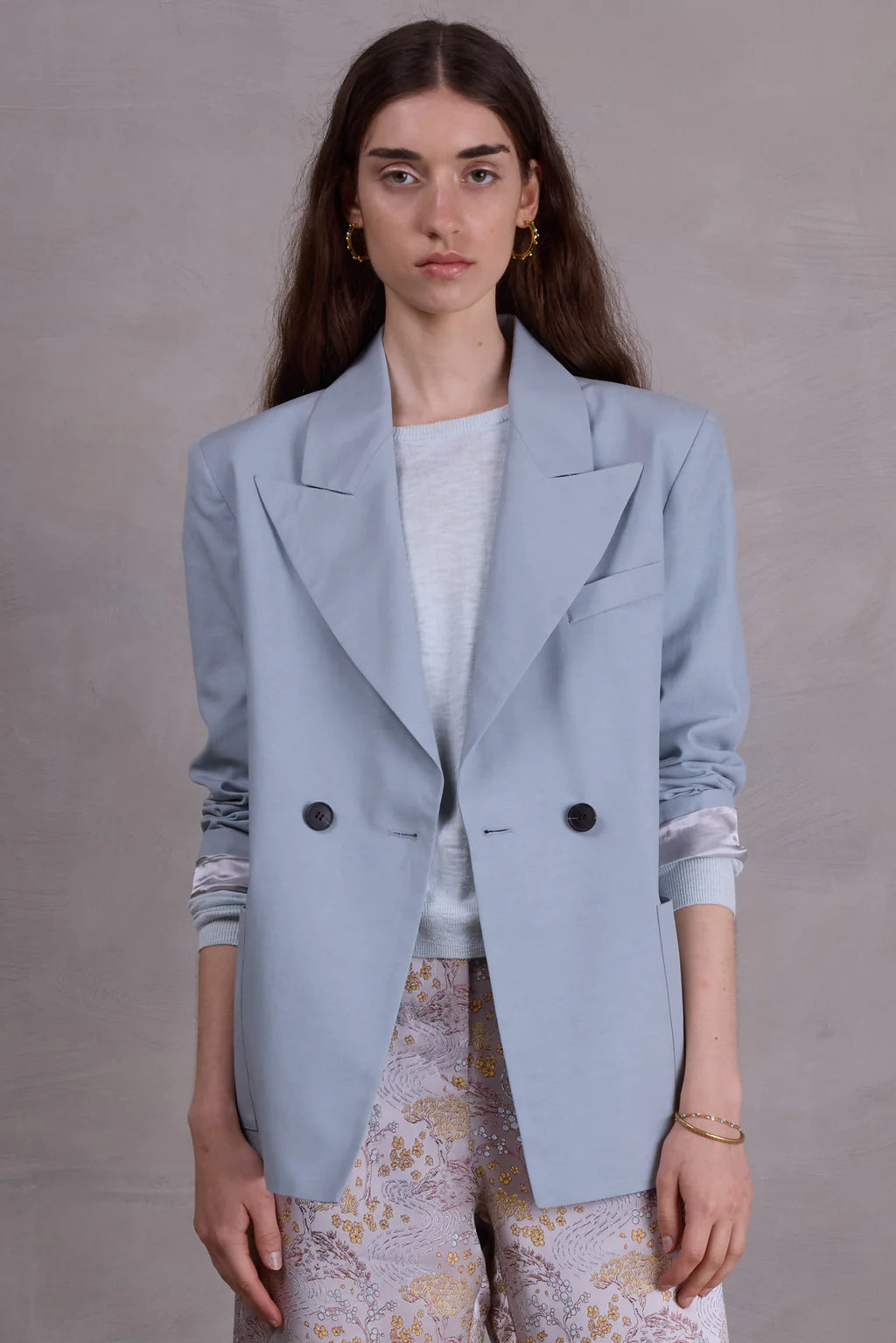 DAVOS BLAZER MISTY BLUE